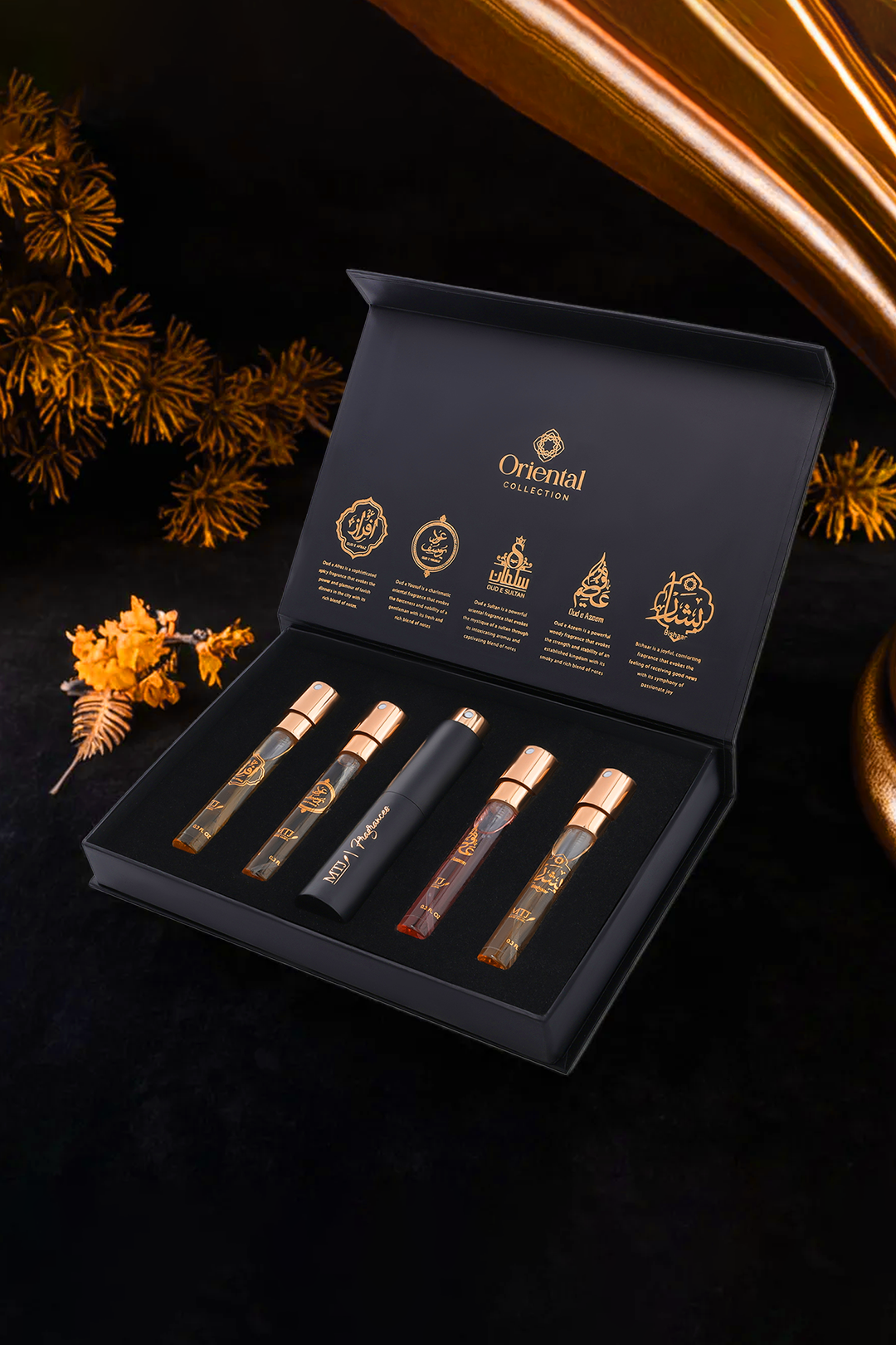 ORIENTAL COLLECTION DISCOVERY SET | 5 Fragrances + Atomiser – MTJ
