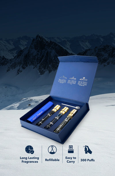 HIMALAYAN INSPIRATIONS (3 Fragrances + Atomizer)